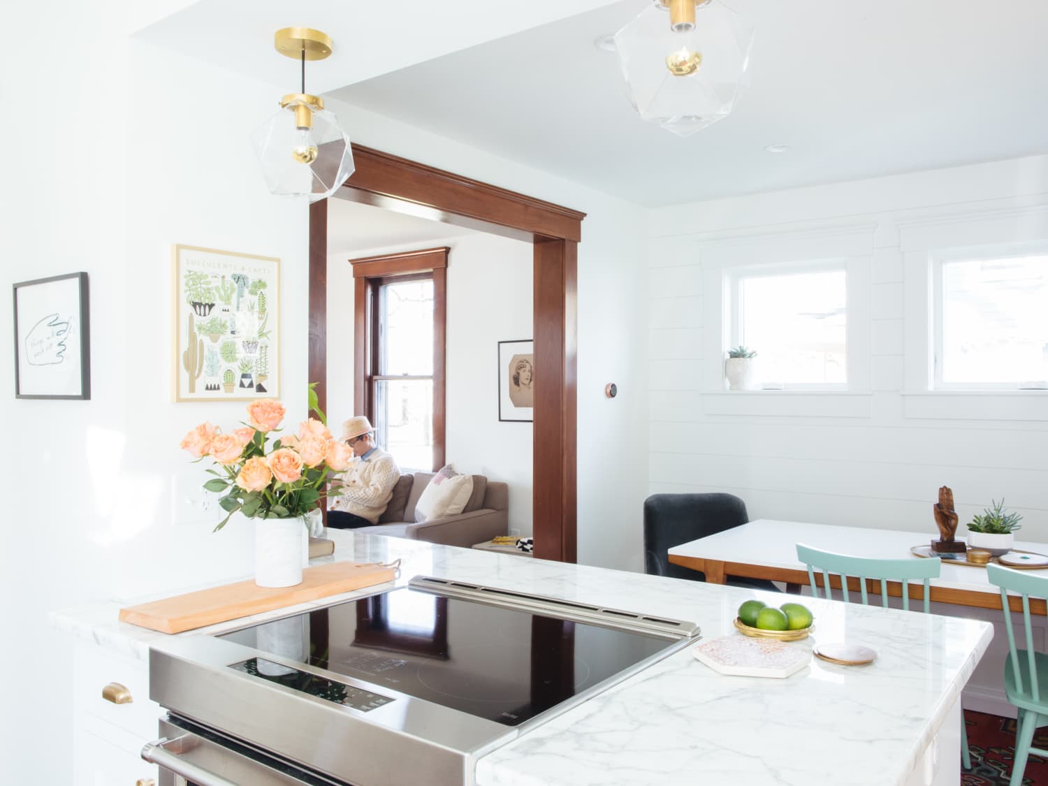 Madelyn faceted flush shop mount